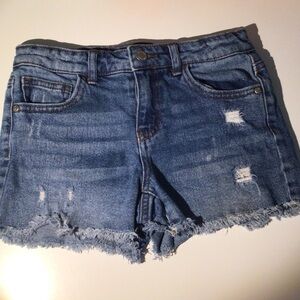 Art Class Blue Distressed Jean Shorts